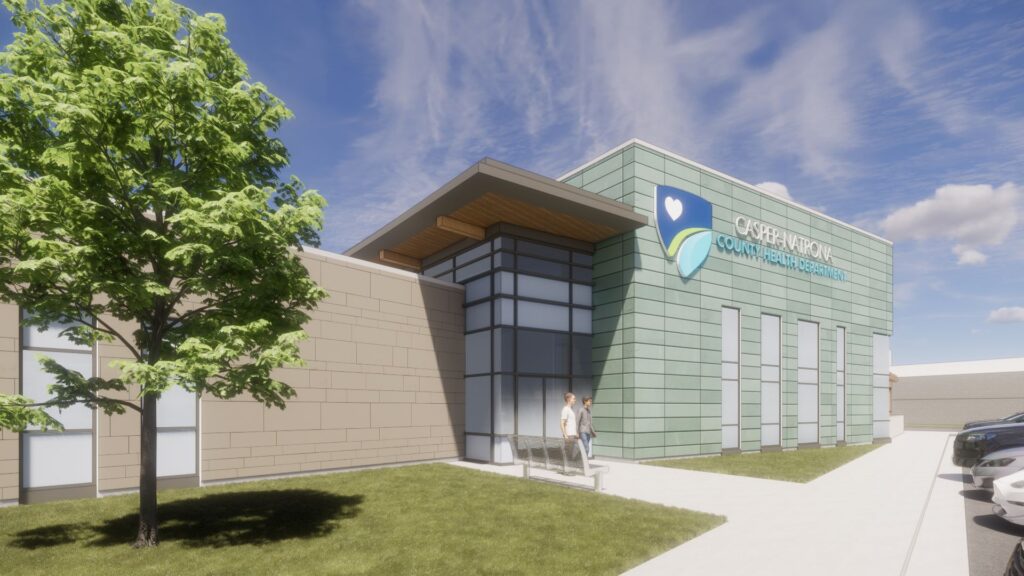 The south atrium of the Casper-Natrona County Health Department building.